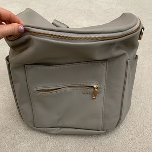 Fawn Design Grey Diaper Bag